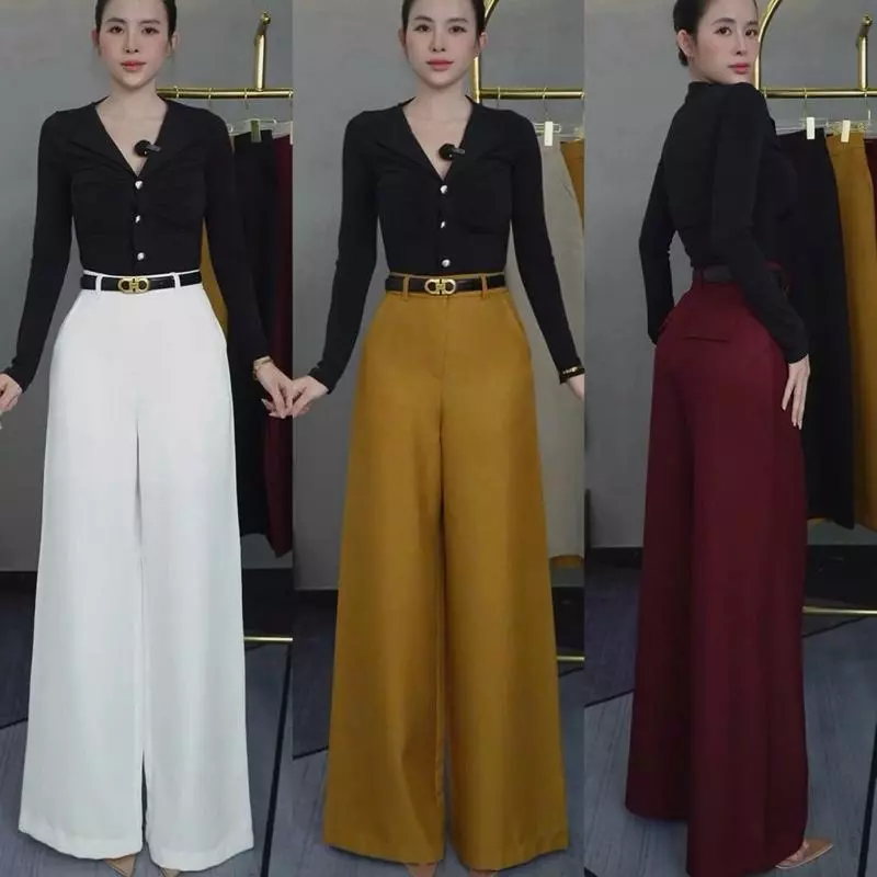 T920 – Quần dài dáng A kaki nhung